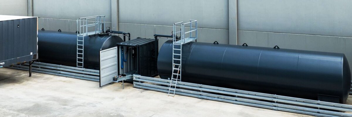 Abfüllcontainer Füllconcept: Betankung mit Präzision - 