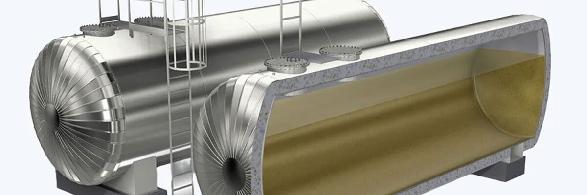 Alles sicher: Notstromversorgung mit doppelwandigen Stahltanks - 