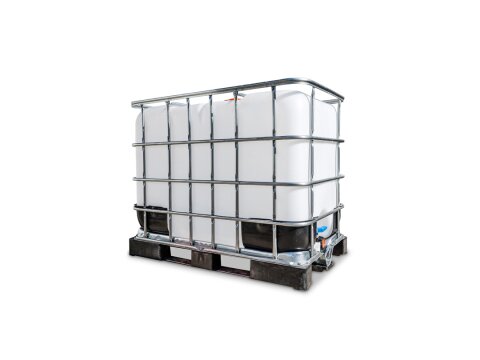 IBC Container 600 l Wassertank, neuer Innenbehälter, Kunststoffpalette