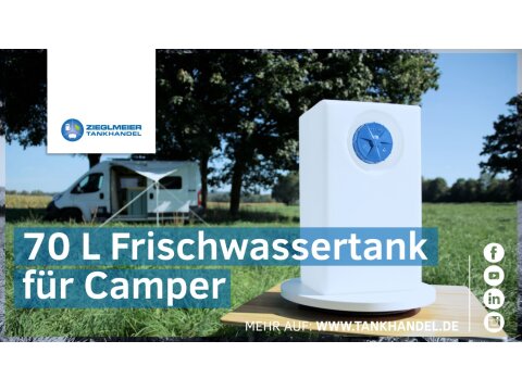 Frischwassertank Wohnmobil 70 Liter Caravan Camper