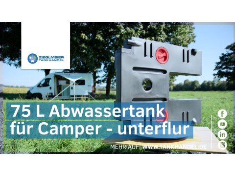 Wohnmobil Abwassertank Unterflur 75 l – für Fiat Ducato, Jumper, Boxer (ab 2018)