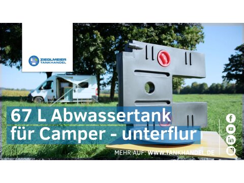 Wohnmobil Abwassertank Unterflur 67 Liter für Renault Master (ab Modell 2010)