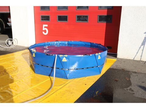 Faltbehälter Feuerwehr 1.000–3.000 Liter – Auffang- & Löschwasserbehälter