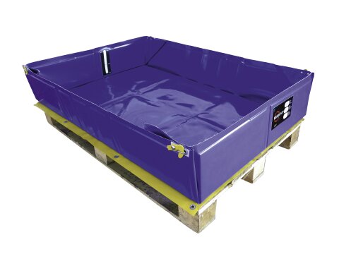 Faltbare Auffangwanne CARGO aus PVC – freitragend,...