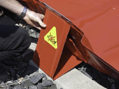 Faltbare Bahngleis-Auffangwanne RAIL aus PVC – 800...