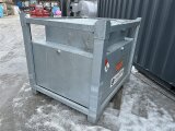 Mobile Tankstelle Diesel 950 l – verzinkter Stahltank mit 230 V Pumpe 45 l/min gebraucht
