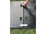 Überfahrplatten Kunststoff 20 t – 240 × 120 cm, schwer belastbar
