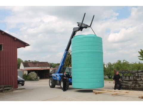 AHL Flüssigdüngertank 25.000L doppelwandig – PE, UV-beständig, mit Schaltschrank und Füllstandsanzeige