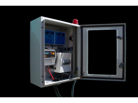 AHL Flüssigdüngertank 25.000L doppelwandig – PE, UV-beständig, mit Schaltschrank und Füllstandsanzeige