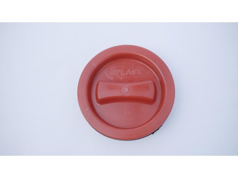 Deckel für Wohnmobil Abwassertank 120mm rot AG