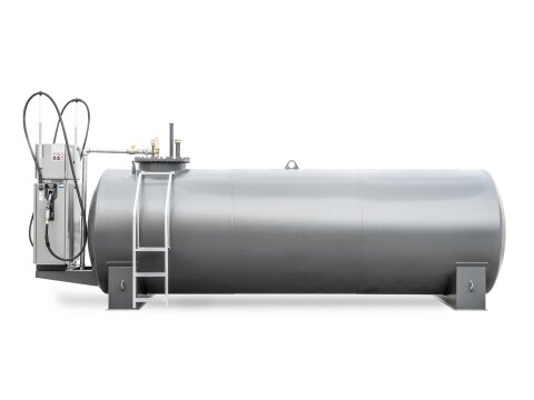 Stahltank einwandig oberirdisch 13.000 Liter