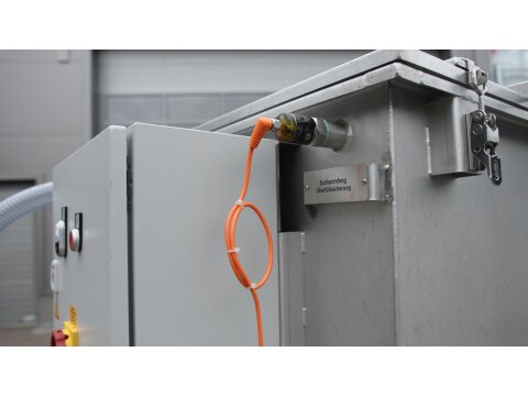 Mobiler Öl- & Koaleszenzabscheider aus Edelstahl – NS 10 / 2,5 m³ mit integriertem Schlammfang zur Miete