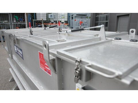 Mobiler Öl- & Koaleszenzabscheider aus Edelstahl – NS 10 / 2,5 m³ mit integriertem Schlammfang zur Miete