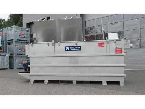 Mobiler Öl- & Koaleszenzabscheider aus Edelstahl – NS 10 / 2,5 m³ mit integriertem Schlammfang zur Miete