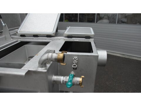 Mobiler Öl- & Koaleszenzabscheider aus Edelstahl – NS 10 / 2,5 m³ mit integriertem Schlammfang zur Miete