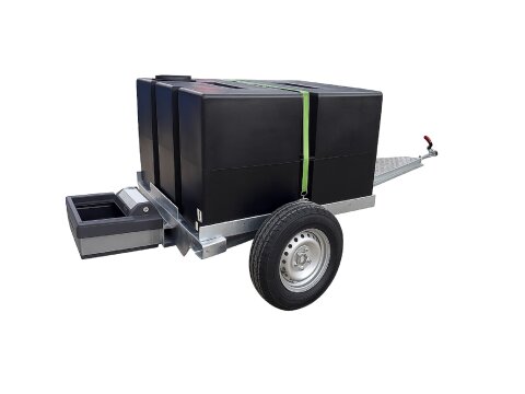 Weidefass Anhänger 800 l – Ungebremster...