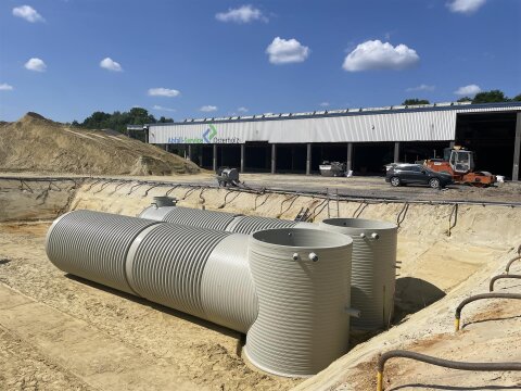 Löschwasserbehälter 50.000 l Hawle Kunststoff – DIN 14230, SLW 60