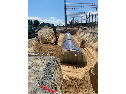 Löschwasserbehälter 75.000 l Hawle – Kunststoff, DIN 14230, SLW 60