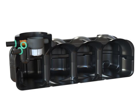 Regenwassertank 5.000 Liter Flachtank unterirdisch