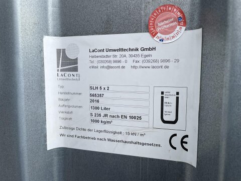 SafetyTainer Gefahrstoffcontainer verzinkt gebraucht – 5075 × 2075 × 2375 mm