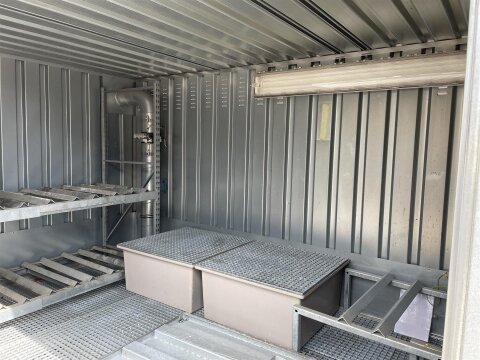 SafetyTainer Gefahrstoffcontainer verzinkt gebraucht – 5075 × 2075 × 2375 mm