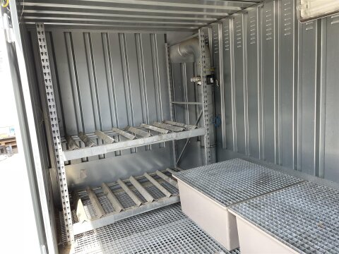 SafetyTainer Gefahrstoffcontainer verzinkt gebraucht – 5075 × 2075 × 2375 mm