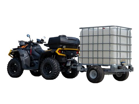 Weidefass - Anhänger für 1000 l IBC – Mobile Tränkelösung