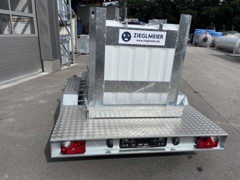 FuelTrailer Twin Tank – Mobile Einheit für 2×1000 L Wasser- & Abwassertanks