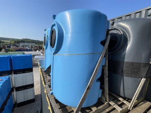 Wasserfass 2000L PE Transporttank – unbenutzt, aus Lagerbestand