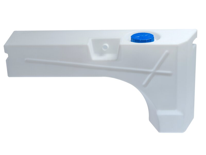 Wassertank Wohnmobil Radlauf links 112 L Wohnwagen Caravan Camper für Ducato, Jumper, Boxer, Sprinter, Transit, Master ohne Auslaufstutzen