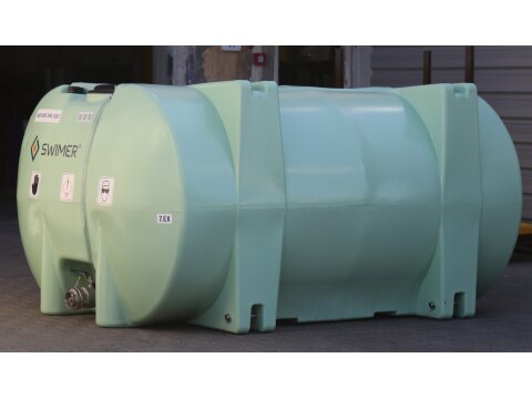 Wasserfass Transportfass 6.000 Liter Tank PE oberirdisch liegend