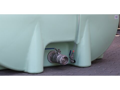 Wasserfass Transportfass 6.000 Liter Tank PE oberirdisch liegend