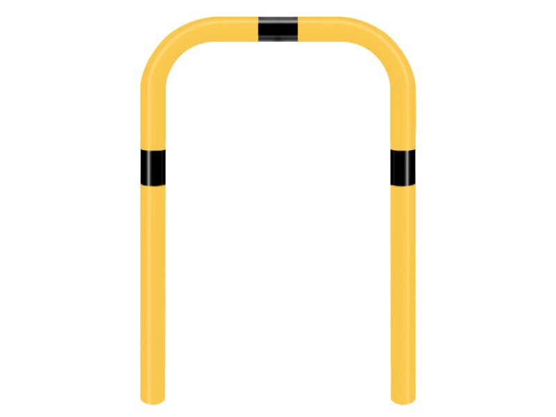 Anfahrschutz / Rammschutzbügel, g/s, Stahl, Ø 7,6, zum einbetonieren