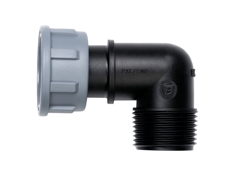 IBC Container Winkel 90° Verdrehschutz G1 Zoll IG x AG