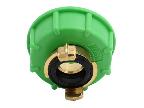 IBC Container Adapter S60x6 IG auf Schnellkupplung 0,75 Zoll AG