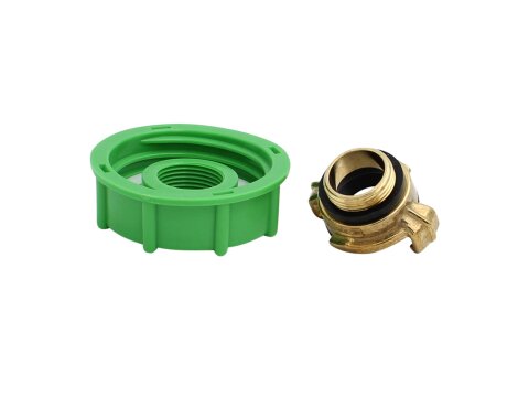 IBC Container Adapter S60x6 IG auf Schnellkupplung 0,75 Zoll AG