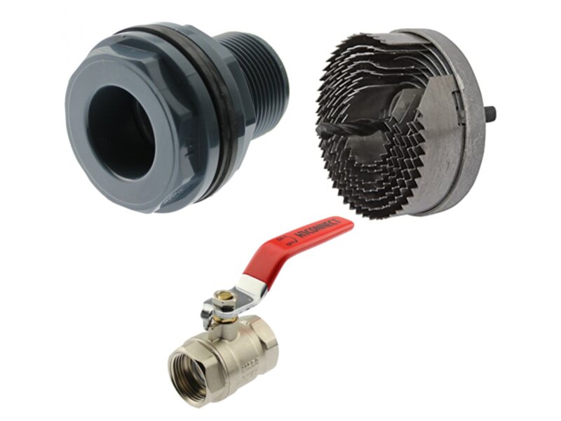 Montage Set 3" für oberirdische PE-Tanks