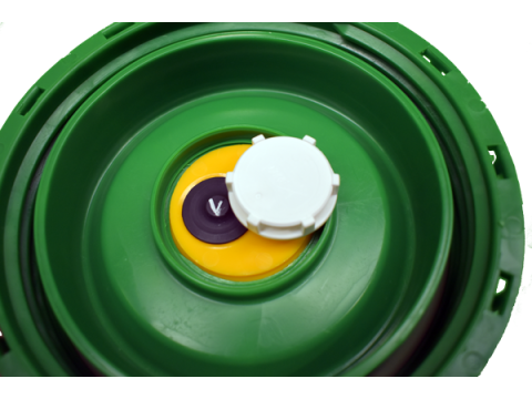 VARIBOX Schraubdeckel D160 Viton Kombi-Belüfter