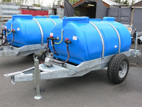 Wasserfassanhänger 2.000 Liter ohne Straßenzulassung