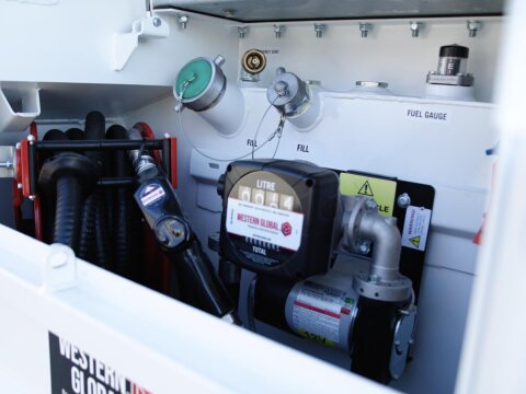 Mobile Tankstelle 950 l Diesel + 160 l AdBlue® – 2-Achs-Tankanhänger