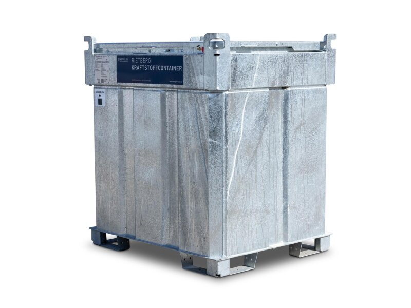 Mobile Tankstelle Diesel 950 l – verzinkter Stahltank, 230 V Pumpe 45 l/min, AwSV- & WHG-konform