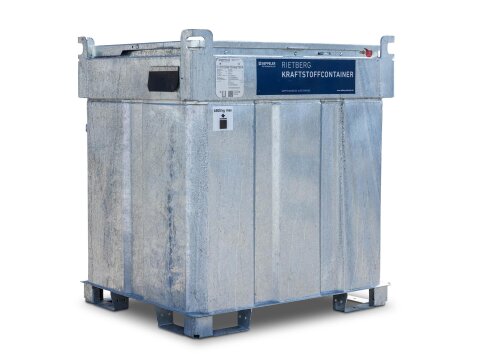 Mobile Tankstelle Diesel 950 l – verzinkter Stahltank, 230 V Pumpe 45 l/min, AwSV- & WHG-konform