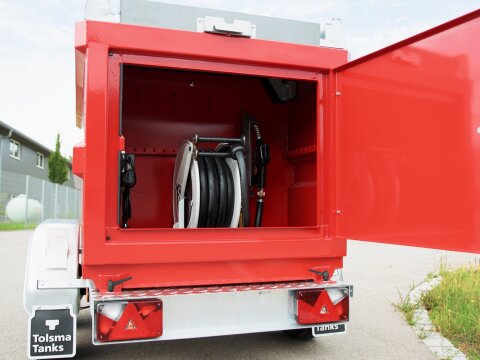 Tankanhänger Diesel 950L – Mobile Dieseltankanlage mit ADR & DIBt-Zulassung für NEA- und Baustellenbetankung