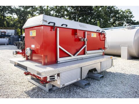 Mobiler Ölabscheider NG 15 mieten – mit 2.500 Liter Schlammfan