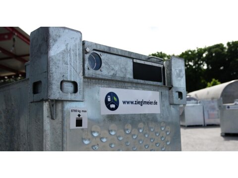 Mobile Tankstelle Diesel 2900 Liter 230V Pumpe verzinkt