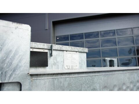 Mobile Tankstelle Diesel 2900 Liter 230V Pumpe verzinkt