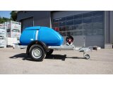Wasserfass Anhänger 1.100 Liter – Straßenzugelassener PE-Wassertank für Bauhof & GaLaBau
