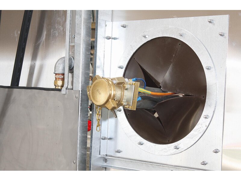 Diesel Abfüllplatz ASS Armatur Abfüllschlauchsicherung 2 Zoll