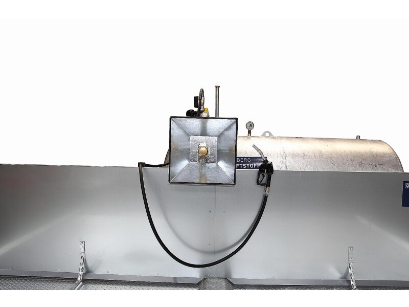 Diesel Abfüllplatz Spritzschutz für Füllleitung