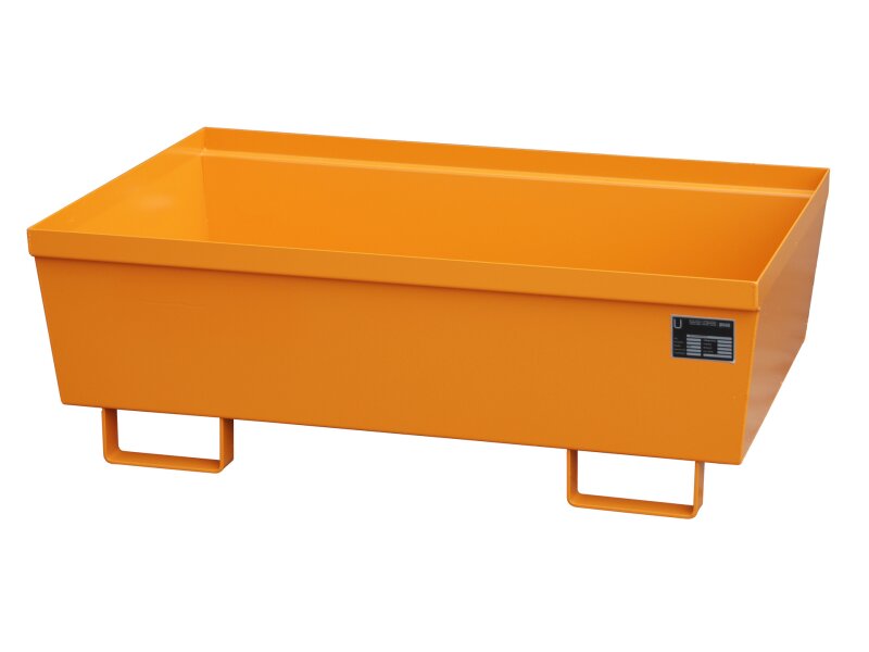 Auffangwanne AO-2 1200x800x415mm konische Bauform ineinander stapelbar ohne Gitterrost